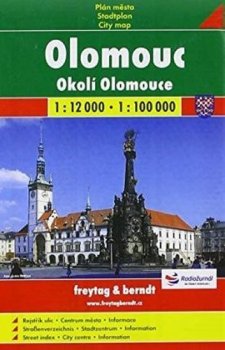 OLOMOUC OKOLÍ OLOMOUCE 1:12 000, 1:100 000