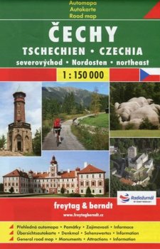 Čechy,severovýchod 1:150 000/Automapa