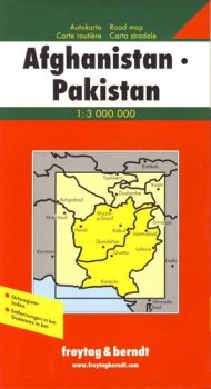 Afghanistan, Pakistan /Afganistán-Pakistán 1:3 mil./automapa