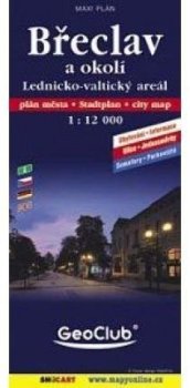 Břeclav a okolí 1:12 000 - Plán města