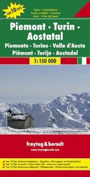 Automapa: Piemont-Turín-údolí Aosty 1:150 000