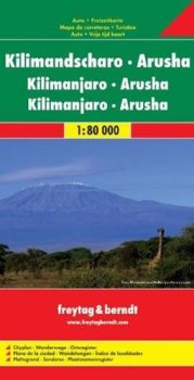 Kilimandscharo-Arusha/Kilimandžáro,Aruša 1:80T/mapa