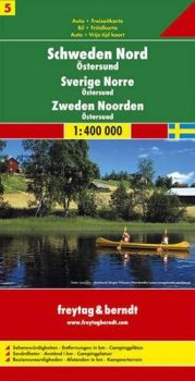 Schweden Nord-Östersund/Švédsko-sever 1:400T/automapa