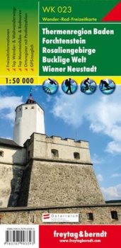 WK 023 Thermenregion Baden, Forchtenstein, Rosaliengebirge, Bucklige Wel, Wiener Neustadt 1:50 000/mapa