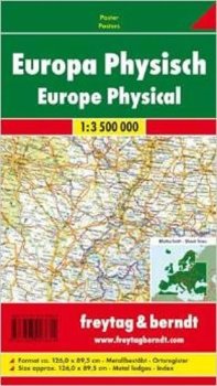 Evropa - Nástěnná mapa fyzická
