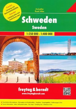 Schweden/Švédsko 1:250 000/1:400 000,Autoatlas