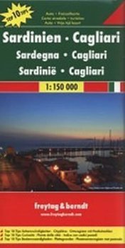 Sardinia, Cagliari 1:150 000 - automapa