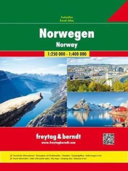 Norwegen/Norsko 1:250T/1:400T/autoatlas spirála