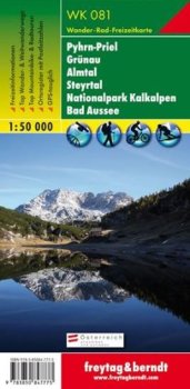 WK 081 Pyhrn-Priel-Eisenwurzen, Grünau, Almtal, Steyrtal, Nationalpark Kalkalpen, Bad Aussee 1:50 000/mapa