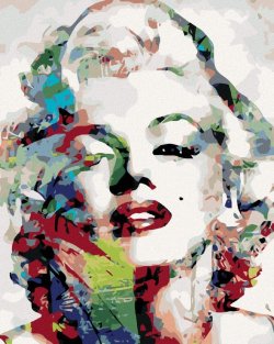 Malování podle čísel 40 x 50 cm - Marilyn Monroe