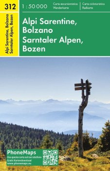 PMI 312 Sarntaler Alpen, Bozen 1:50t.