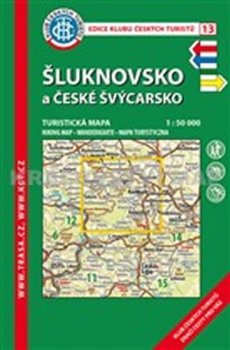 KČT 13 Šlukonvsko a České Švýcarsko 1:50.000 / turistická mapa