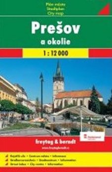 Prešov 1:12/50T/plán mesta + okolie