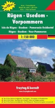 Rügen-Usedom-Vorpommern/Rujána,Usedom,Přední Pomořansko 1:150T/automapa