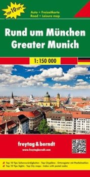 Rund um München, Top 10 Tips/Okolí Mnichova 1:150T/automapa