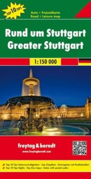 Rund um Stuttgart, Top 10 Tips/Okolí Stuttgartu 1:150T/automapa