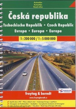 Česká republika/Evropa 1:150 000/1:3 500 000 autoatlas