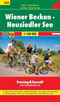 Wiener Becken, Neusiedler See 1:100 000 - Cyklomapa 104