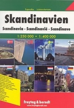 Skandinávie 1:200/400T autoatlas FB