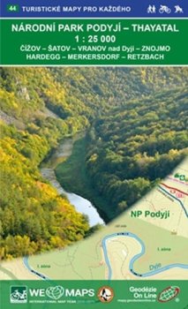 Národní park Podyjí - Thaytal 1:25 000