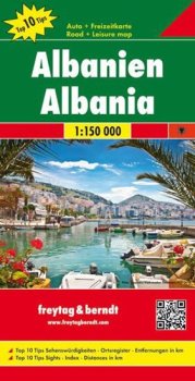 Albánie 1:150.000/automapa
