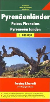 PYRENEJE PYRENÄENLÄNDER 1:400 000