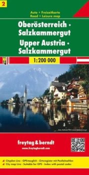 Oberösterreich-Salzkammergut/Horní Rakousko,Salzkammergut 1:200T/automapa