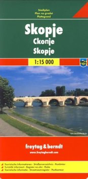 Skopje 1:15T/plán města