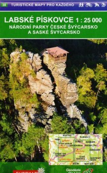 Labské pískovce, národní parky České Švýcarsko a Saské Švýcarsko 1:25 000 / 38 Turistické mapy pro každého