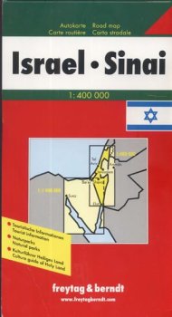 Izrael-Sinai 1: 400 000/automapa