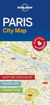 Lonely Planet Paris City Map 1.