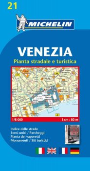 Venezia 1:8 000 /Michelin City Plans 21