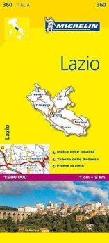 Lazio 1:200 000 / Michelin Local Map 360