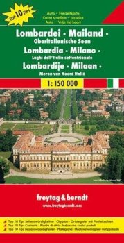 Lombardie, Miláno, Hornotalianské jazera 1: 150 000