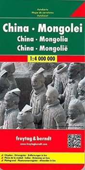 Čína, Mongolsko 1:4 000 000