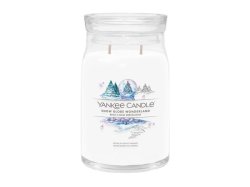 YANKEE CANDLE Snow Globe Wonderland svíčka 567g / 5 knotů (Signature velký)