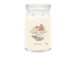 YANKEE CANDLE Spun Sugar Flurries svíčka 567g / 5 knotů (Signature velký)