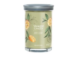 YANKEE CANDLE Sage & Citrus svíčka 567g / 5 knotů (Signature tumbler velký )