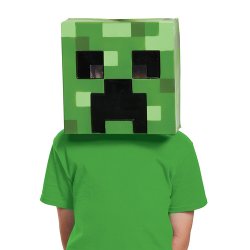 Minecraft maska Creeper dětská