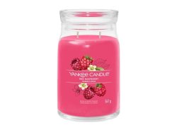 YANKEE CANDLE Red Raspberry svíčka 567g / 5 knotů (Signature velký)