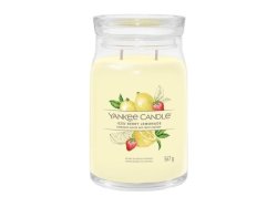 YANKEE CANDLE Signature skleněná Iced Berry Lemonade svíčka 567g / 5 knotů (Signature velký)