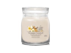 YANKEE CANDLE Vanilla Creme Brulée svíčka 368g / 2 knoty (Signature střední)