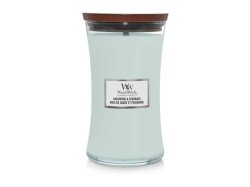 WoodWick Sagewood & Seagrass svíčka 609g