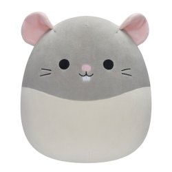 Squishmallows Šedobílá krysa Rusty 30 cm