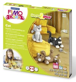 FIMO sada kids Form & Play - Kočky