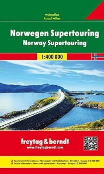 Norsko 1:400 000 / Norway Supertouring Road Atlas