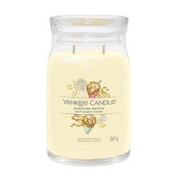 YANKEE CANDLE Banoffee Waffle svíčka 567g / 5 knotů (Signature velký)