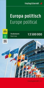 Evropa - Polítická mapa 1:3.500.000