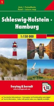 Šlesvicko-Holštýnsko-Hamburg 1:150 000 / automapa