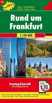 Okolí Frankfurtu nad Mohanem 1:150 000 / automapa